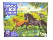 Brand New Sealed Black Beauty Book And 100 Piece Jigsaw Puzzle Set