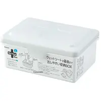 在飛比找PChome24h購物優惠-日本製【INOMATA】濕紙巾收納盒 白