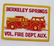 Berkeley Springs wyoming Aux Fire Department Patch