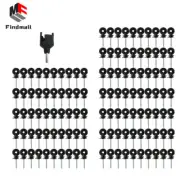 New Screw In Electric Fence Insulators+1pcs Insulator Socket Tool Adaptor 100Pcs