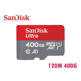 公司貨 Sandisk Ultra MicroSD SDXC TF 200G 256G 400G A1 120M 記憶卡