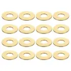 60Pcs Brass Flat Washer, M6x16x1mm Brass Washer Assortment for Screws Bolts