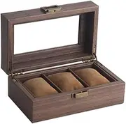 [ACLIC] Watch Case 3 Grid Watch Storage Boxes, Dustproof Glass Watch Display Boxes, Multifunctional Jewelry Boxes (excluding Watches) Watch Display Box