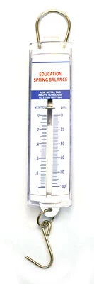 Eisco Labs Premium Spring Balance, 0-100g / 0-1N - Dual Scale - Zero Calibration
