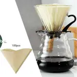 一個兩杯咖啡濾紙濾紙 V60 1-2 杯 100PCS V40