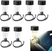 Above Ground Pool Lights Solar Powered - Solar Framed Pool Light | LED Brighter Warm Light, RGB Color-Changing Waterproof Pool Enclosure Decor Lights for Swimming Pool Trampoline