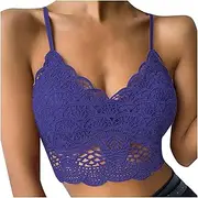 [Generic] Women Bras Plus Size Front Closure Cami Wirefree Bra Comfort Women Yoga Bra Bra Women