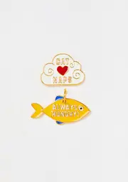 [Wild & Wolf] Cat Naps Pin N' Tag Set