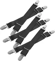GRADENEVE 6Pcs Adjustable Elastic Boot Straps Clips for Retro Boots Fashionable Fasteners for Motorcycle Riding Bicycles and Luggage Binding Durable and Secure