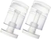 Outanaya Diy Nail 2pcs Rotating Nail Stamper French Manicure Supplies Versatile Pattern Adjustment Salon Grade