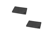 2PK Crema Pro Silicone Tamper Mat 10x15cm Barista Tool Coffee Worktop Black