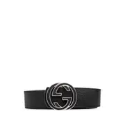[Gucci] Gucci Reversible Interlocking G Belt 90 CM BLACK
