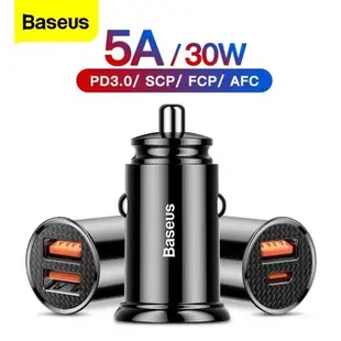 Baseus Quick Charge 4.0 3.0 SB Car Charger iPhone Huawei Su