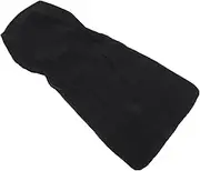 COMNESTBI Rotating Armchair Slipcover Removable Stretch Desk Chair Cover Protector for Office Chairs Elastic Black Material