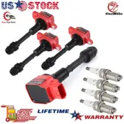 UF350 GN10219 Ignition Coils & Iridium Spark Plugs for 02-06 Nissan Sentra 2.5L (for: Nissan)