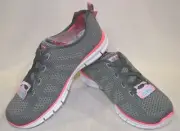 Skechers Women's Glider Forever Young Gray/Coral Sneakers-Size 7.5/8.5/10