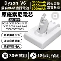 在飛比找樂天市場購物網優惠-現貨 dyson電池【保固48個月】白色版dyson V6電