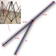Quest 10x10 Quick Lift 10x10 Straight Leg Canopy 2 Lower Peak Truss Bars Parts