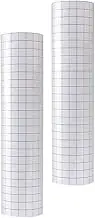 Transfer Tape for Vinyl, Blue Grid Vinyl Transfer Tape Self-Adhesive Transfer Tape for Decals Signs