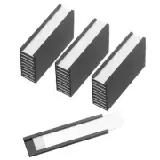 50 Pcs Magnetic Label Holder 2" x 0.5" with Paper Inserts C Channel