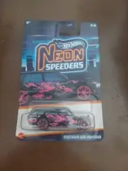 2024 Hot Wheels NEON SPEEDERS DATSUN 510 WAGON 2/8 Black & Pink
