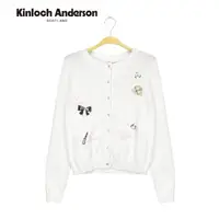 在飛比找momo購物網優惠-【Kinloch Anderson】圓領七分袖針織外套 金安