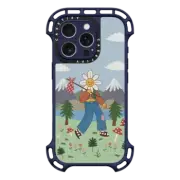 iPhone 16 Pro Ultra Bounce Case MagSafe Compatible frolicking flower