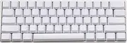 Blank Thick PBT OEM Profile 61 ANSI Keycaps for MX Switches Mechanical Keyboard (White)(Only Keycap)