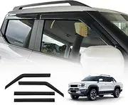 OAD4X4 Weathershields Compatible with BYD Shark 6 2025-Onwards, Weather Shields Window Visors Wind Deflectors Sun Rain Guard 4PCS Set