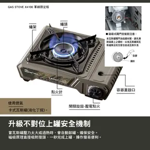 ProKamping 領航家 TANK爐 全新升級二代高功率坦克爐 4.1kw 軍綠限定版 瓦斯爐 (5.2折)