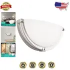 Modern 13" Brushed Nickel LED Wall Sconce - 3000K/4000K/5000K Adjustable Light