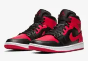 Brand New Air Jordan 1 Mid GS Banned Black Gym Red White 554725-074 6.5Y