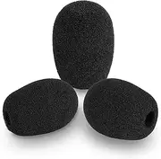 LEFXMOPHY A40 TR Pop Filter Replacement for Astro A30 A40 A50 A40TR Gaming Headset Microphone Foam Windscreen Mic Cover, 3-Pack