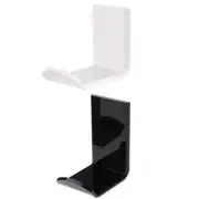Portable Earphone Headset Hanger Holder Headphone Hook Desk Side Stand L-shaped