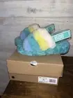 NIB UGG FLUFF YEAH SLIDE SHEEPSKIN WOMEN'S SLIPPERS - size 7 - Tide Pool Multi
