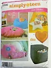 Pillow Bean Bag Chair Ottoman Simplicity Teen Sewing Pattern Throw Toss UC FF