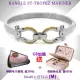 【CHARRIOL 夏利豪】Bangle St-tropez Mariner水手海錨扣手環-銀色M款 加雙重贈品 C6(04-401-1272-0-M)