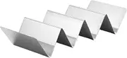 Taco Holders | Stainless Steel Taco Rack Holder Stand - Microwave Use Food Making Metal Baking Tool for Family Events Pancakes Tortillas Wraps Serving