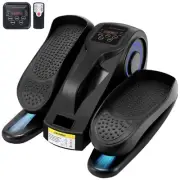 Under Desk Elliptical Machine, Adjustable Speeds Elliptical Trainer with Remo...