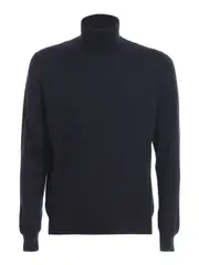 roll-neck cashmere jumper 52,54 Black