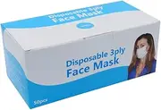 Disposable 3Ply Face Mask 50-Piece Box