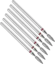 PENIKOKO 6pcs Versatile Nail Drill Bits for Professional Home Manicure Precision Cuticle Drill Bits for Efficient Nail Care Steel Material for Manicure Enthusiasts