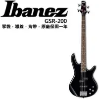 在飛比找Yahoo奇摩購物中心優惠-Ibanez GSR-200 電貝斯/主動式Bass/黑色