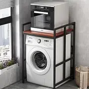 Storage Rack Above The Washing Machine, Household Floor Dryer Dishwasher Storage Shelf Suitable for Bathroom Kitchen Balcony Laundry Room, Bearing Capacity 300kg(B)