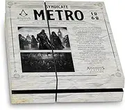 Official Assassin's Creed Newspaper Syndicate Graphics Vinyl Sticker Gaming Skin Decal Cover Compatible with Sony PlayStation 4 PS4 Console