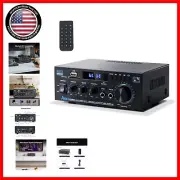 Bluetooth 5.0 Home Audio Receiver with USB/SD Input - Perfect for Small Spaces