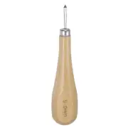Handwork Sewing Awl 5mm Rhombus Taper Stitch Leather Punch Hole Tool, Log Color