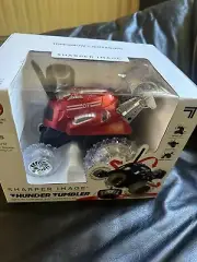 New Sharper Image Thunder Tumbler Remote Control 360 Spinning Red Car