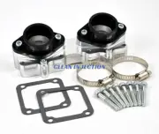 Banshee 33mm 34mm 35mm Dual Carb One Piece Billet Intake Manifold Manifolds Set