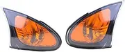 XISII Turn Signal Light,Fit For, 3 Series E46 4DR 2001-2004 Amber Indicator Corner Lamp daytime running lights for cars